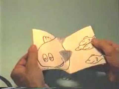 How to make: the fish's pop-up card