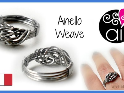 Tutorial Wire | Anello Weave in acciaio inox | in collaborazione con Perles&Co.