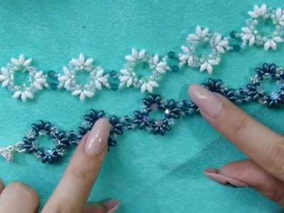 DIY tutorial bracciale o collana superduo gioielli fai da te sub english beadwork bracelet handmade