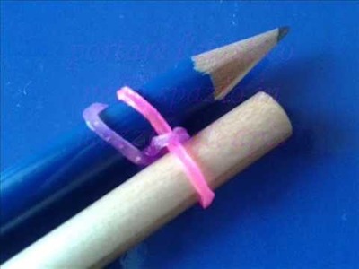 Rainbow Loom - braccialetto con elastici a catenella singola senza telaio (Tutorial in italiano)