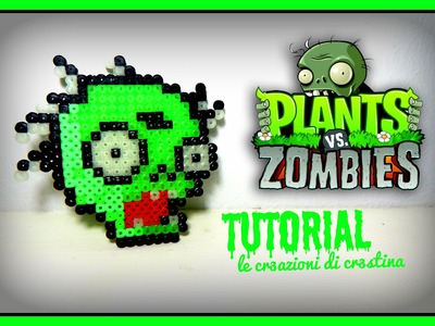 Zombie per Halloween con HAMA BEADS - DIY Perler beads Plants vs Zombies Tutorial