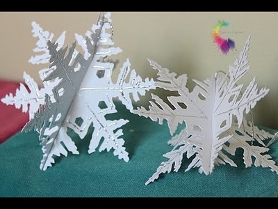 Fiocchi di Neve 3D con Deco Foil iCraft Termoweb-Snowflake DIY-Natale Fai da te
