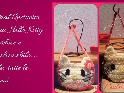 Tutorial Uncinetto borsa hello kitty parte 3