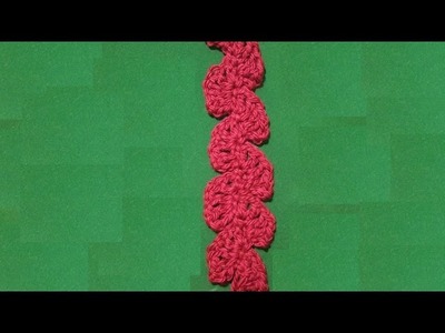 Sciarpa all'uncinetto ventagli verticali - tutorial - crochet scarf - bufanda en crochet