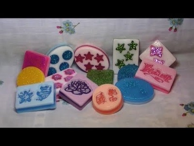 Tutorial: Saponette a strati e con timbri (handmade soap)