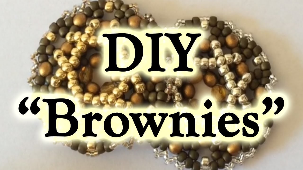 DIY PERLINE "Brownies". Tutorial per PRINCIPIANTI