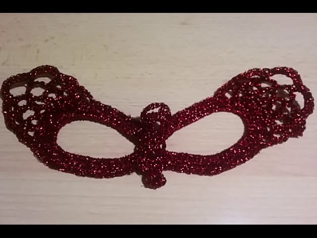 Maschera di Carnevale all'uncinetto - 2° parte