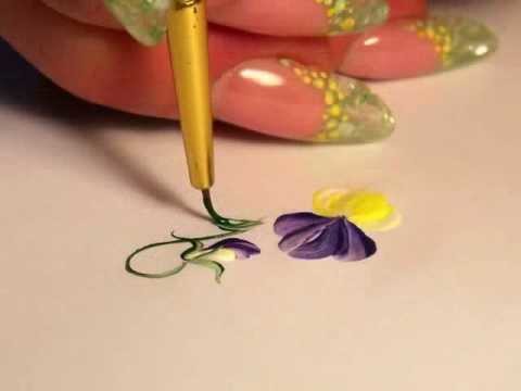 Micropittura Oksana Bilous : TUTORIAL NAIL DESIGN - Violette