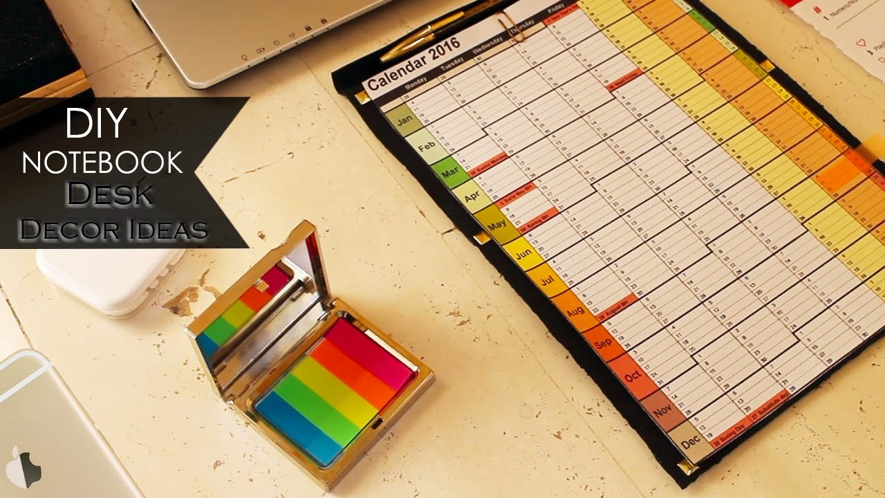 DIY Notebook ✌ Desk Decor Ideas
