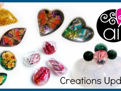 Creations Update 1 di 2 | Resin & Resin Molds| Polymer Clay | Wire Wrapping | Calchi in vendita