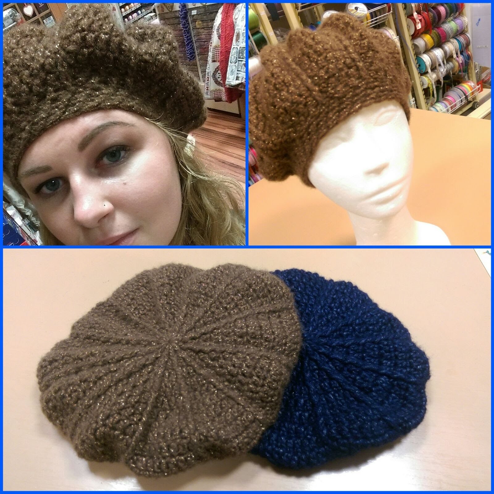Basco semplice all'uncinetto - double face. Tutorial. How to crochet a beret