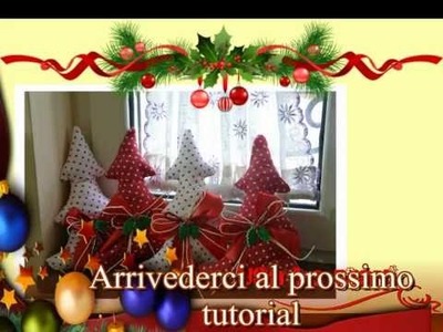 Tutorial Natale: cucito creativo Albero di Natale. creative sewing Christmas tree