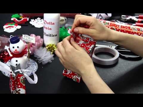 Video Tutorial borsetta natale porta regalo Christmas Shopping Christmas decorations creativo DIY