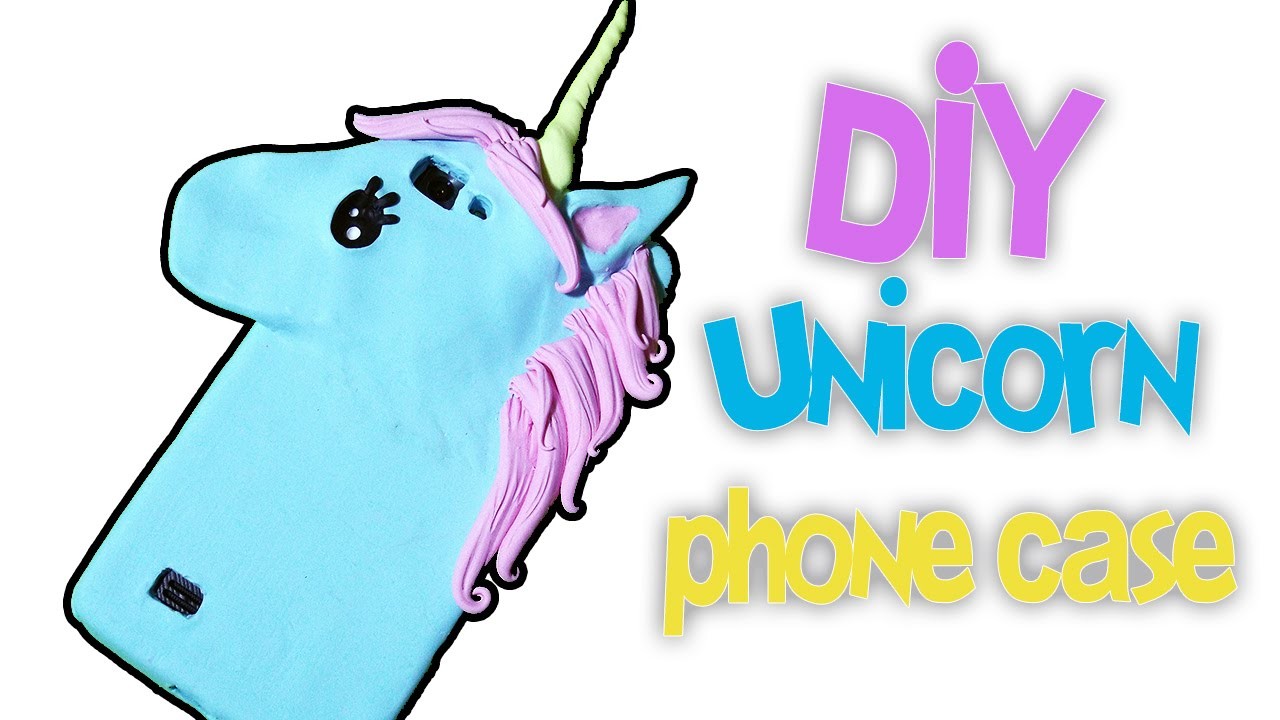 DIY | Unicorn phone case tutorial POLYMER CLAY
