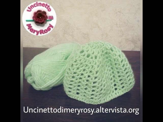 Cappellino crochet per neonati