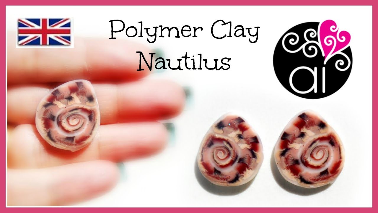 Polymer Clay Tutorial | Nautilus Cane | Murrina Ammonite | English Version