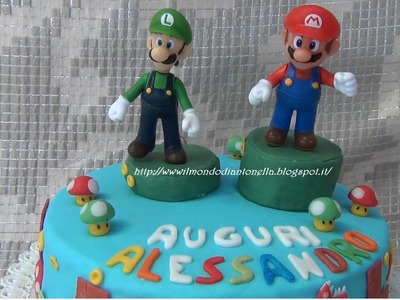 Tutorial Torta Super Mario , Super Mario  Birthday Cake & Fondant Tutorial