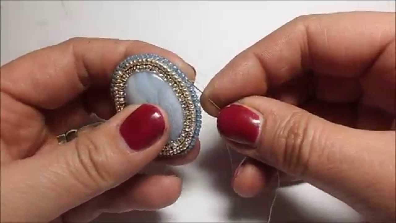 DIY rifinitura bead embroidery