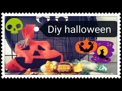 Diy: Tutorial halloween trick or treat bag. Diy: Tutorial Halloween porta caramelle