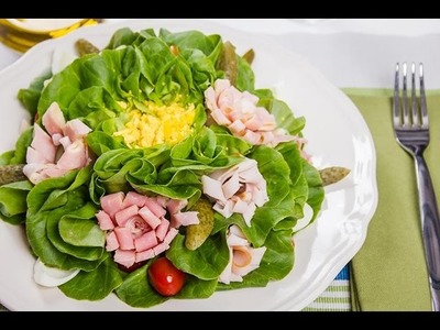 "Pompom salad" - how to create a fresh salad - Short movie VisualFood