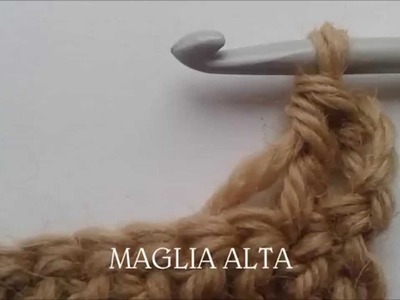 Tutorial uncinetto: la maglia alta