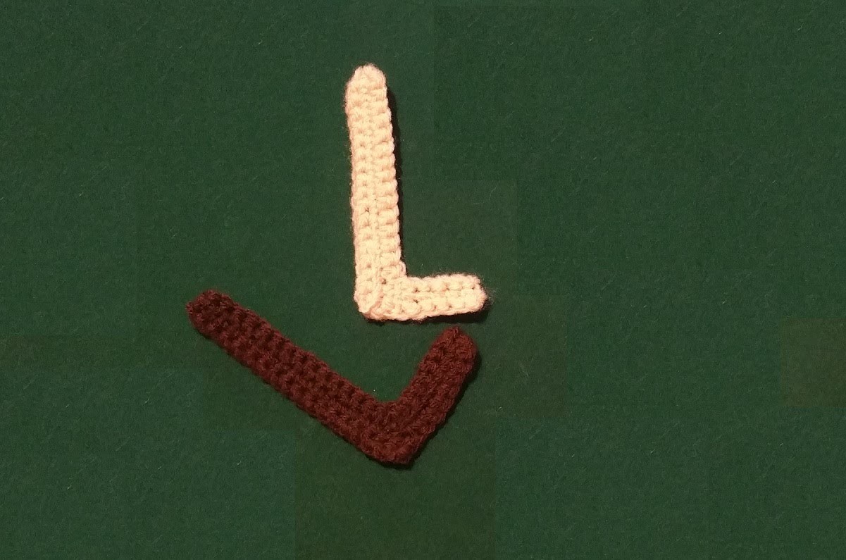 Lettera L all'uncinetto - Alfabeto all'uncinetto - tutorial crochet letter L