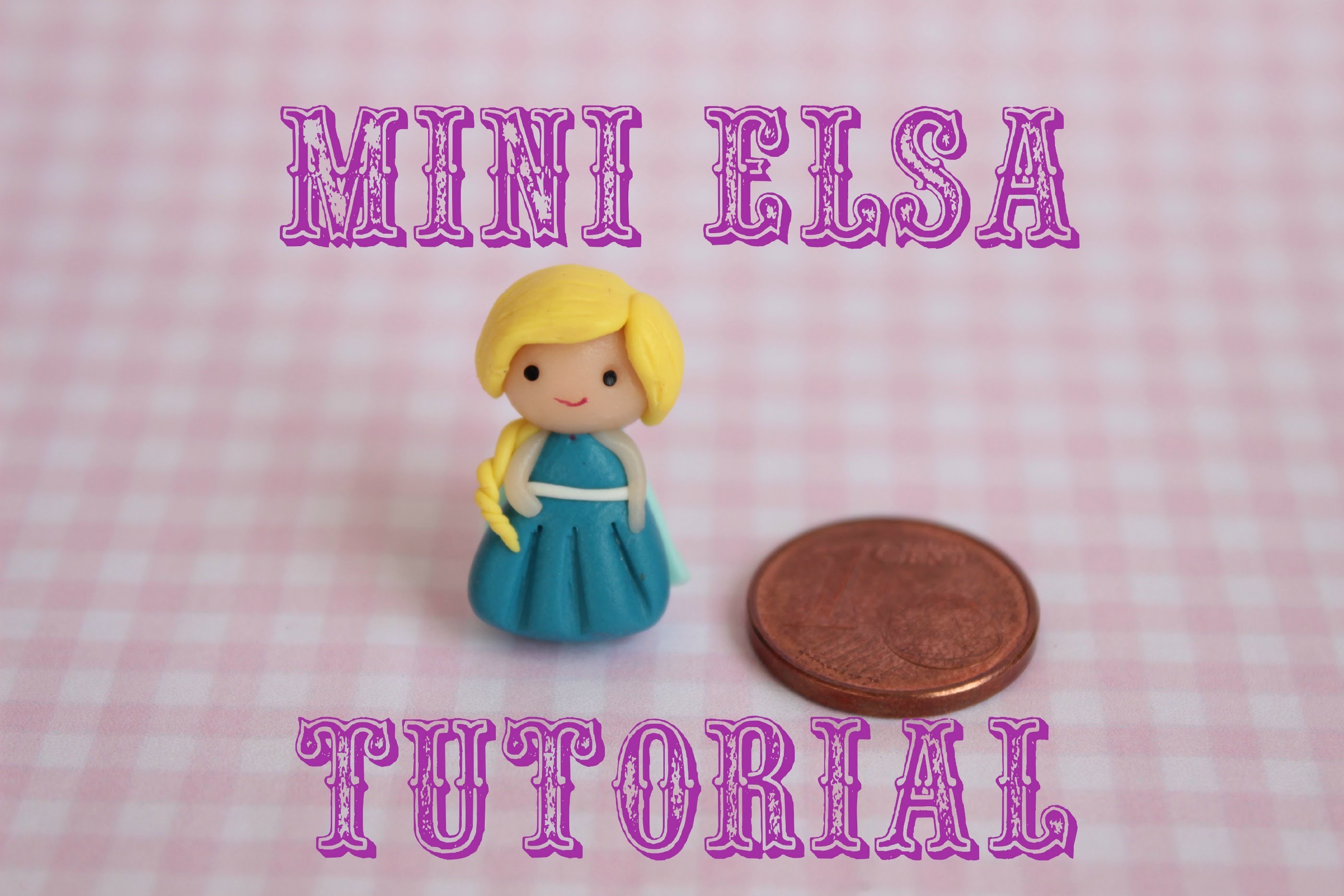 Mini Elsa in Fimo | Mini Elsa in Polymer Clay