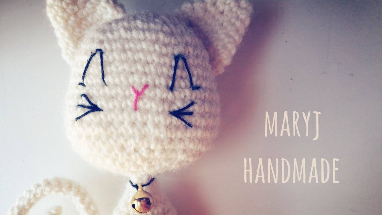 Faccina kawaii per gattino amigurumi