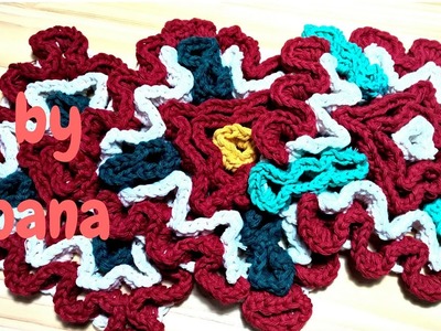 Wiggly crochet presina