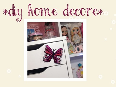 *DIY HOME DECOR* Farfalle Adesive | Elena Dreamer