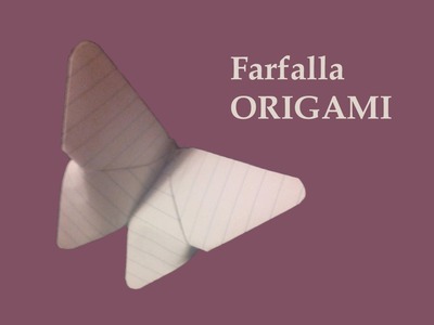Foto-Tutorial Farfalla Origami