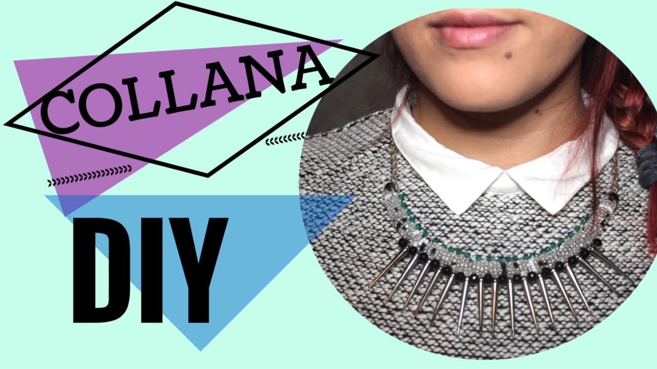 Collana DIY|| perline e borchie