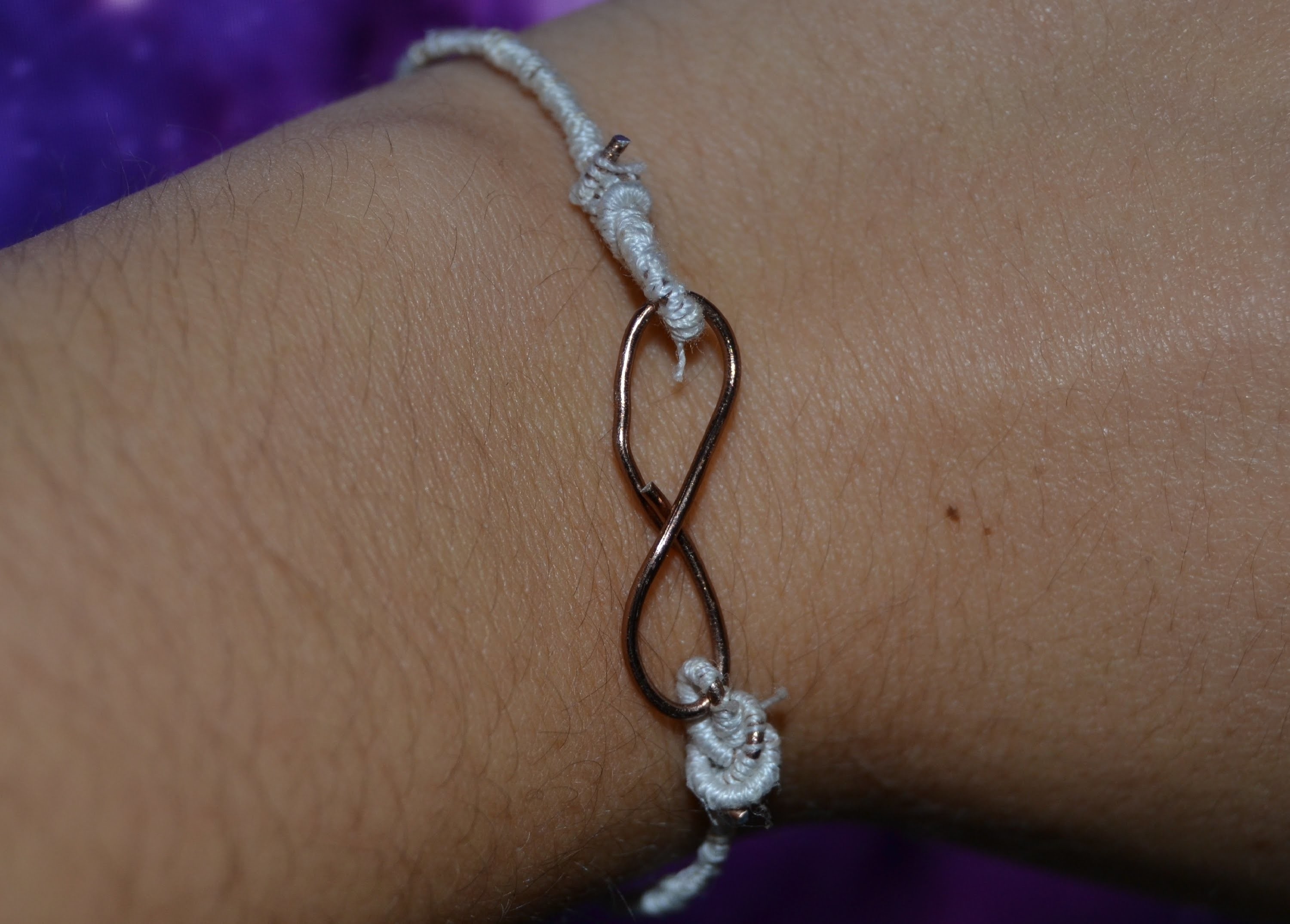 DIY braccialetto con l'infinito ∞