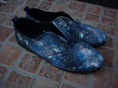 DIY: SCARPE GALASSIA - galaxy shoes