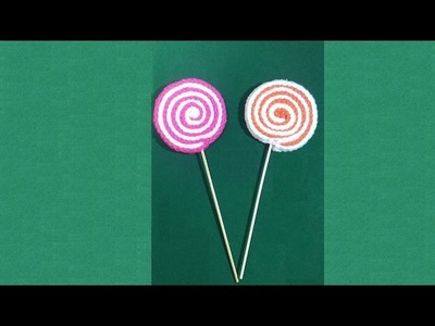 Lecca-lecca all'uncinetto - tutorial crochet lollipop - pirulí en crochet