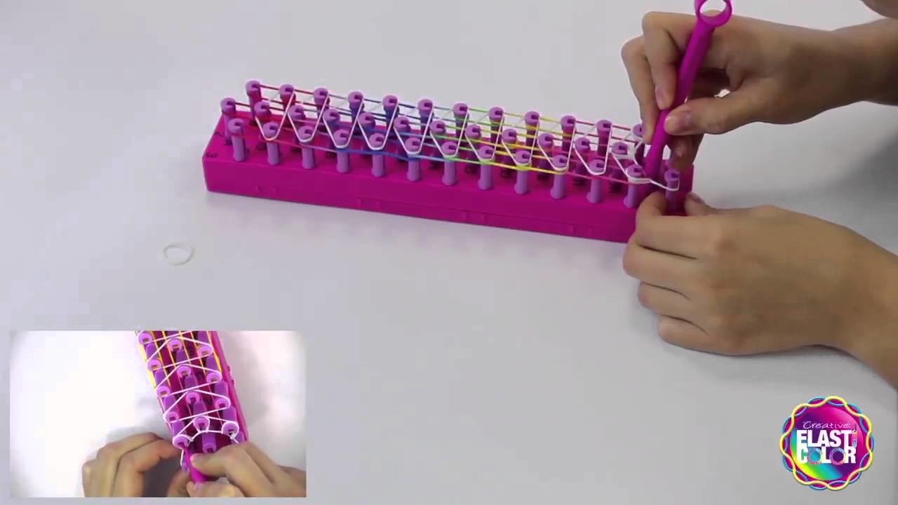 Color Tris: tutorial braccialetto Elasticolor elastici colorati