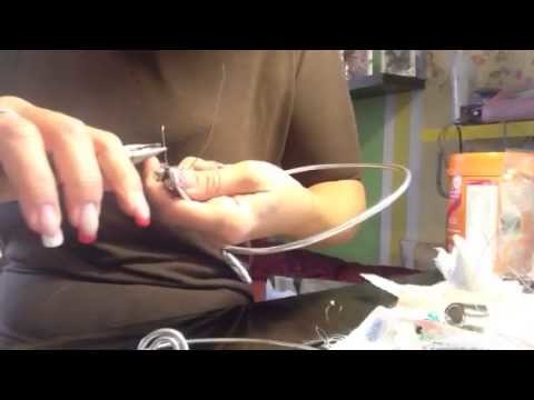 Collana semplice elegante wire tutorial