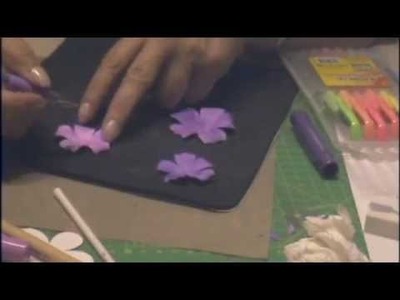Video tutorial in italiano :come fare un semplice fiore in carta (Paper Flower)
