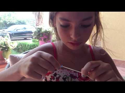 Tutorial fiori con elastici. Giulia