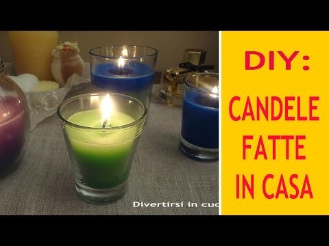 DIY: CANDELE FATTE IN CASA