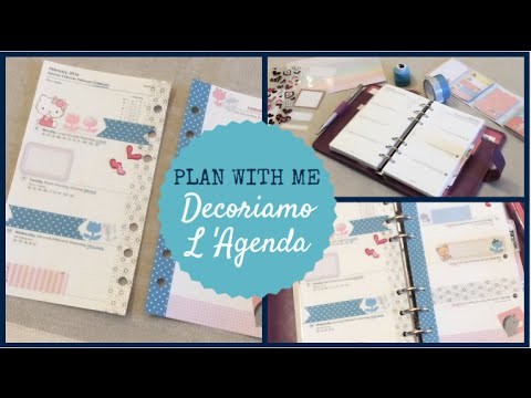 DIY PLAN WITH ME ❤ Decoriamo L' Agenda ❤ Gennaio.16