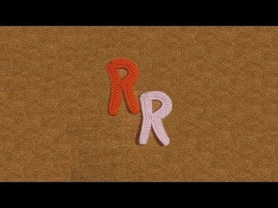 Lettera R all'uncinetto - Alfabeto all'uncinetto - tutorial crochet letter R