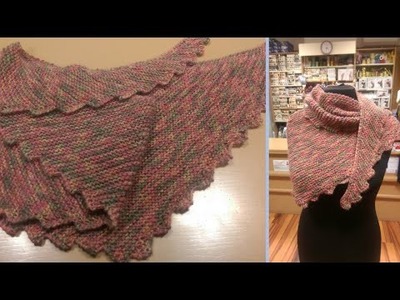 Baktus ai ferri - Tutorial sciarpa a coda di drago | How to knit a dragon tail scarf