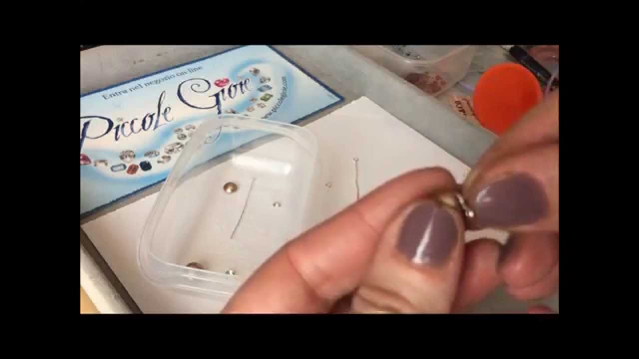 TUTORIAL ORECCHINI ARGENTO 925 CON PERLE SWAROVSKI