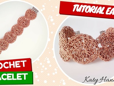 TutorialXMAS #4 | Bracciale "Ahri" uncinetto | Bracelet crochet | Katy Handmade