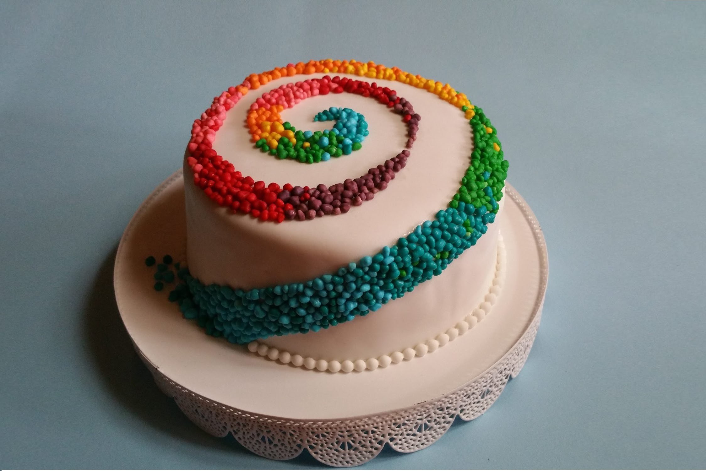 Torta arcobaleno,Rainbow cake,Torta carnevale