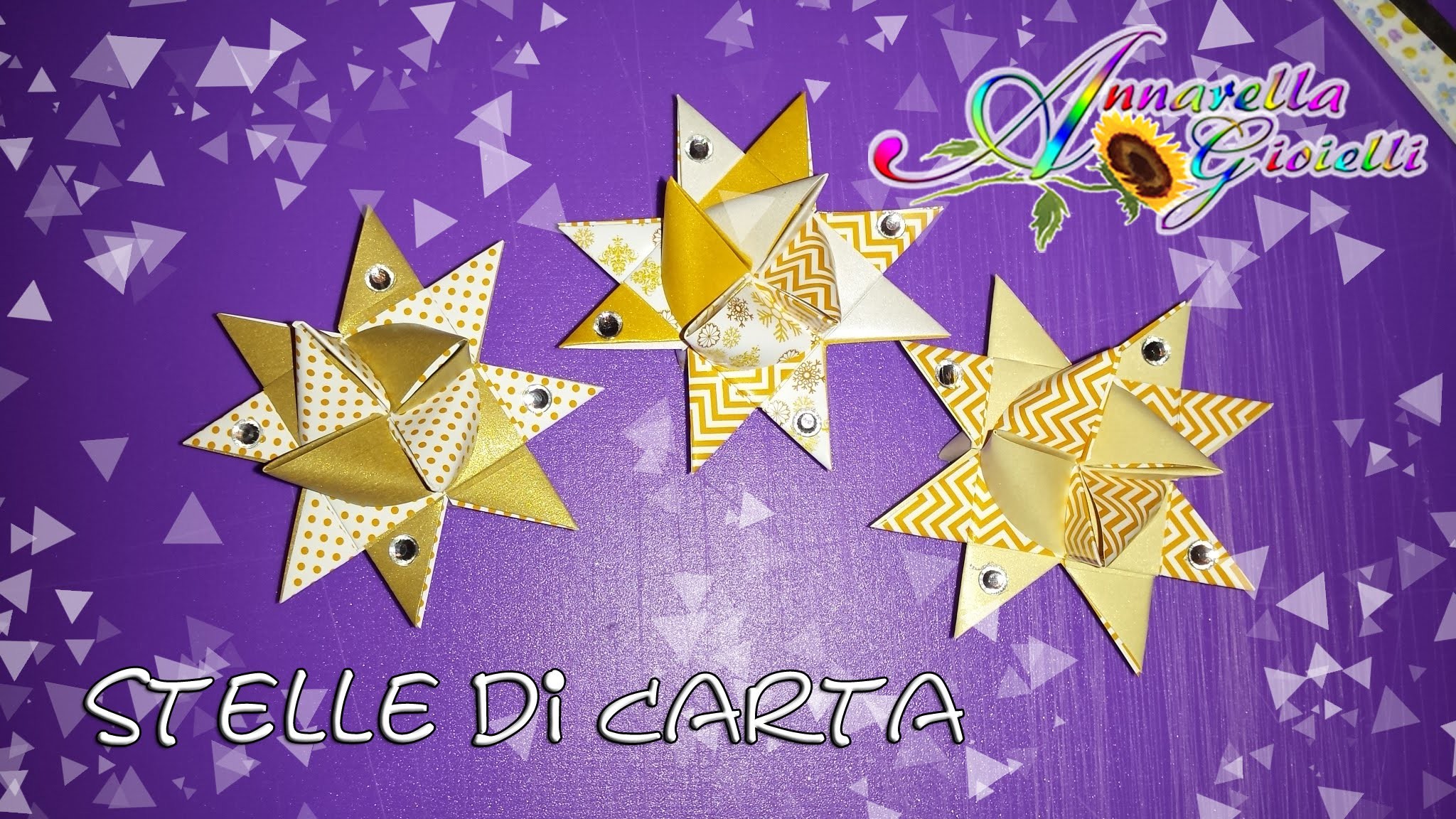 Tutorial stelle di Natale origami con il set LIDL | Christmas Decorations