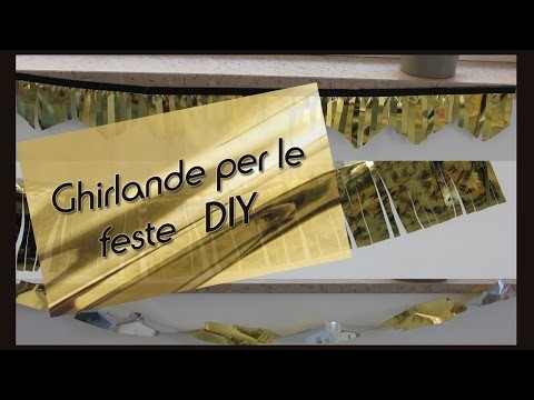 Decorazioni feste con buste di plastica riciclata DIY