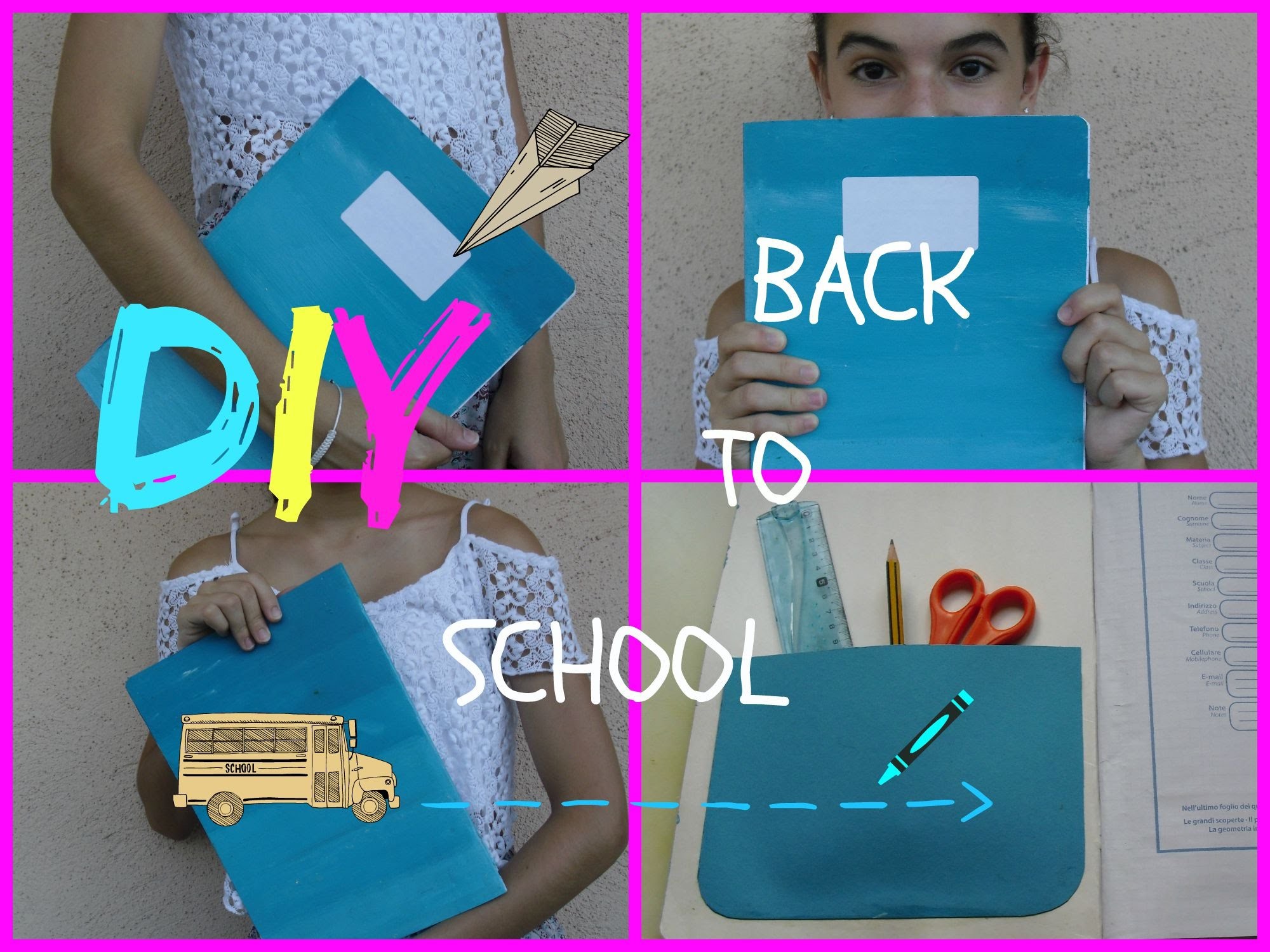 DIY[BACK TO SCHOOL 2015] IL QUADERNO A SFUMATURE!