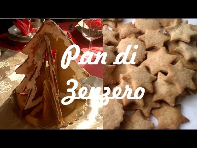 DIY ricetta pan di zenzero (centrotavola a forma di albero di natale fatto di pan di zenzero)